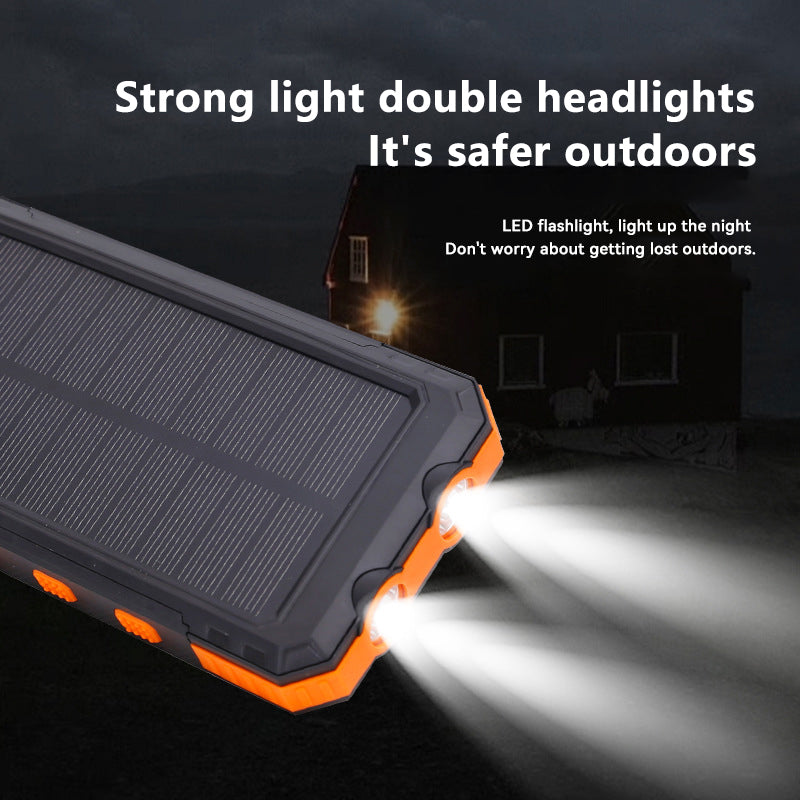 20000mAh Solar Power Bank | Ultra-Thin Outdoor Charger