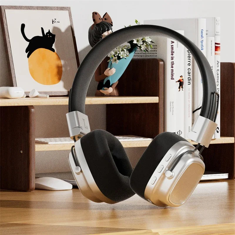 DR02 Retro Bluetooth 5.3 On-Ear Headphones