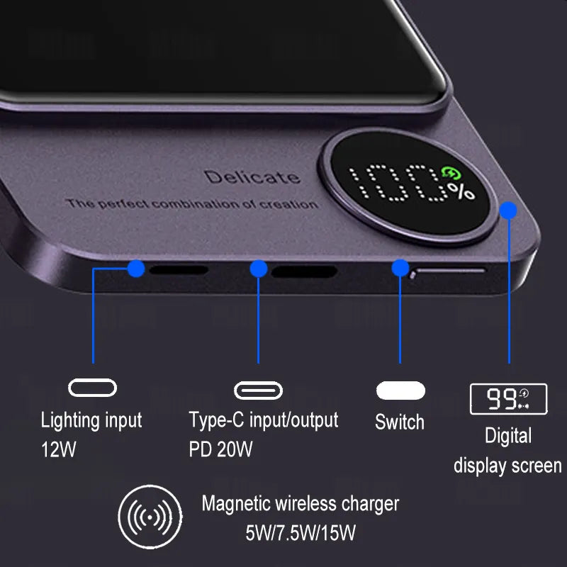 MagSafe Magnetic Power Bank 10000mAh  20W PD Charger