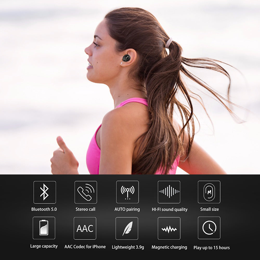 Anomoibuds Capsule TWS Bluetooth Sport Earbuds
