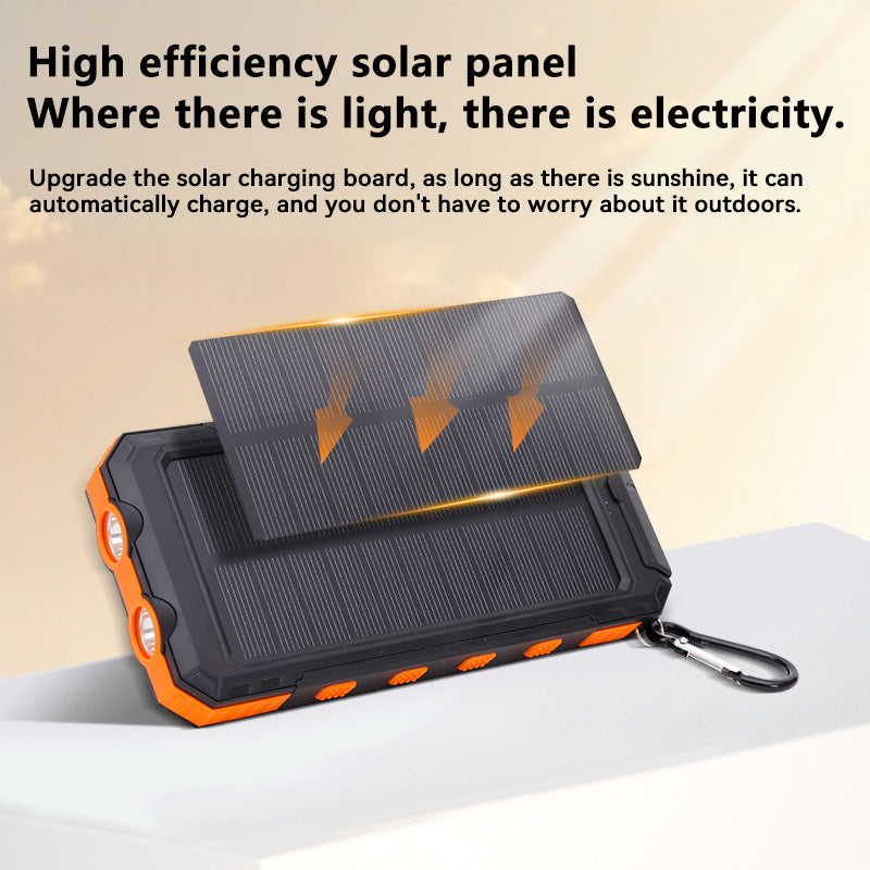 20000mAh Solar Power Bank | Ultra-Thin Outdoor Charger