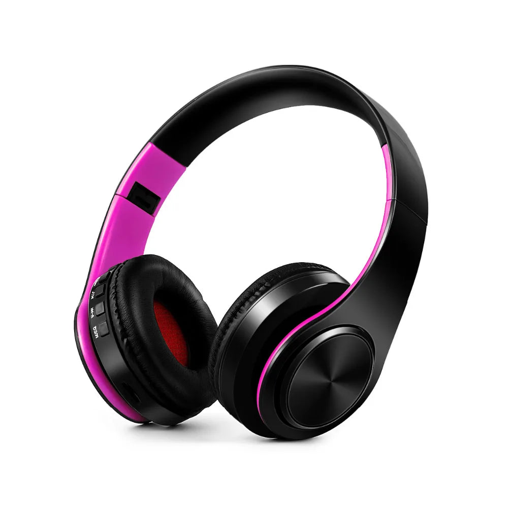 Foldable Wireless Bluetooth Stereo Headphones