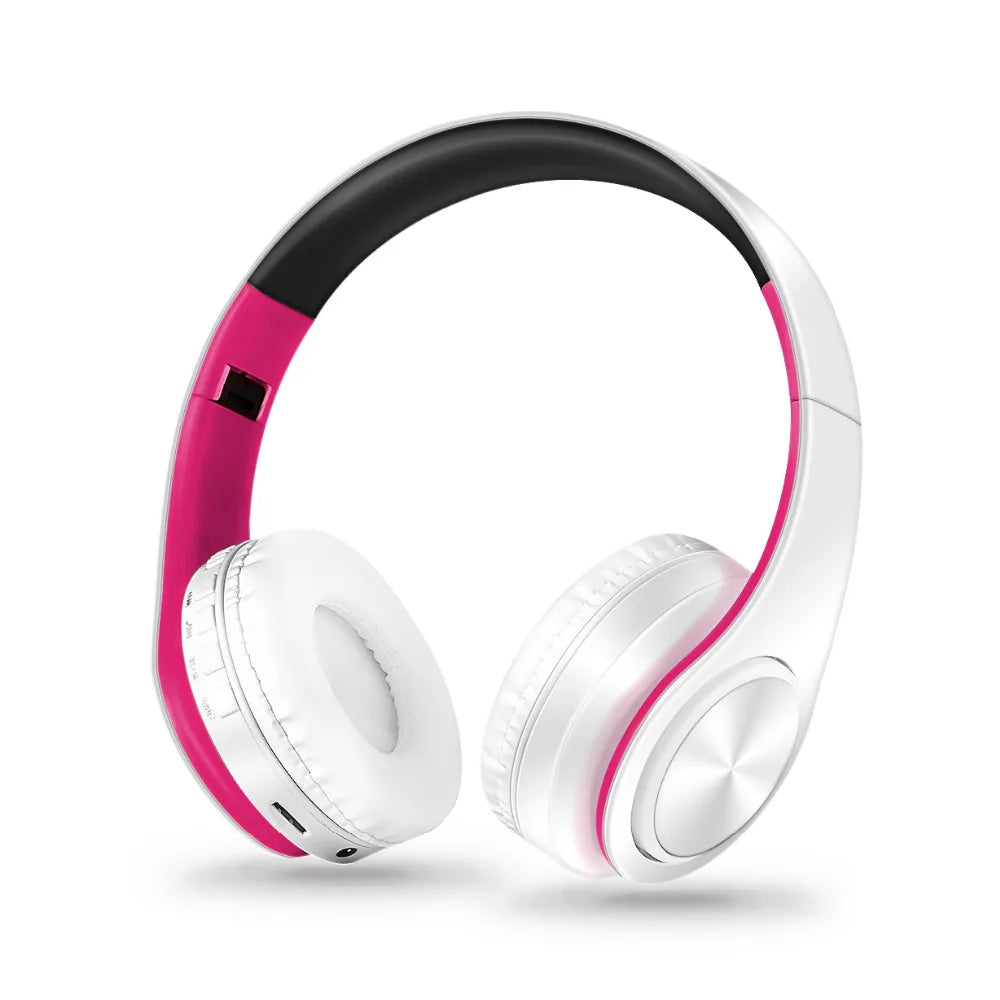 Foldable Wireless Bluetooth Stereo Headphones